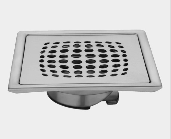 PR-115 Auto Close Cockroach Trap Stainless Steel Floor Drain Pest Control Kitchen Bathroom Hotel Restaurant Industrial Anti-Rust Waterproof Easy Install Durable Flip Bowl Mechanism Sewer Block Odor Proof Corrosion Resistant